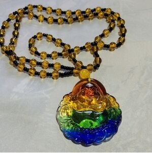 Laughing Buddha Necklace